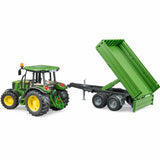 Bruder John Deere 5115M Tractor with Trailer