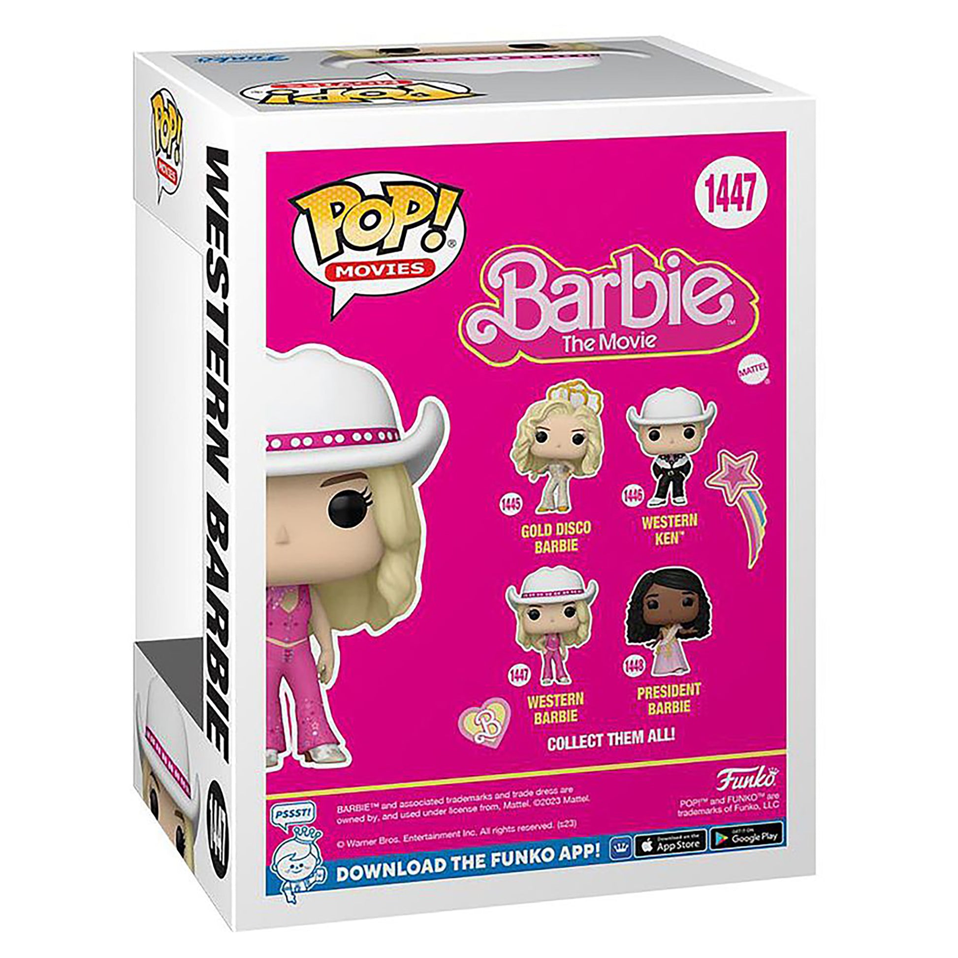 Funko Barbie the Movie Western Barbie Pop! Vinyl Figure
