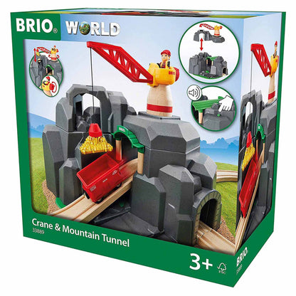 BRIO 33889 Railway Crane and Mountain Tunnel