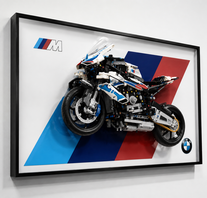 Decorative Wall Mount Frame For LEGO® 42130 BMW 1000 RR(without LED)