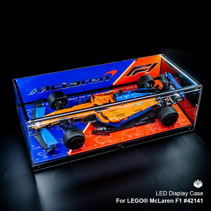 LED Display Case For LEGO® 42141 (McLaren Formula 1™ Race Car),