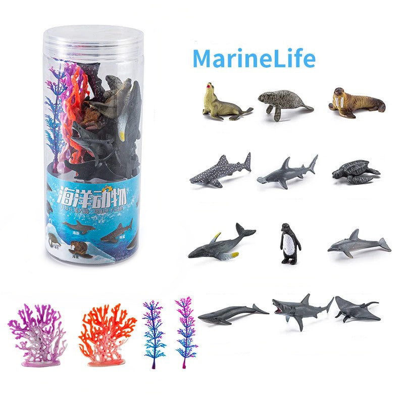 Sea Life 16 Pce Animals Figure Set