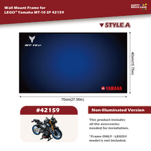 Decorative Wall Mount Frame For LEGO® 42159 Yamaha MT-10 SP(without LED)
