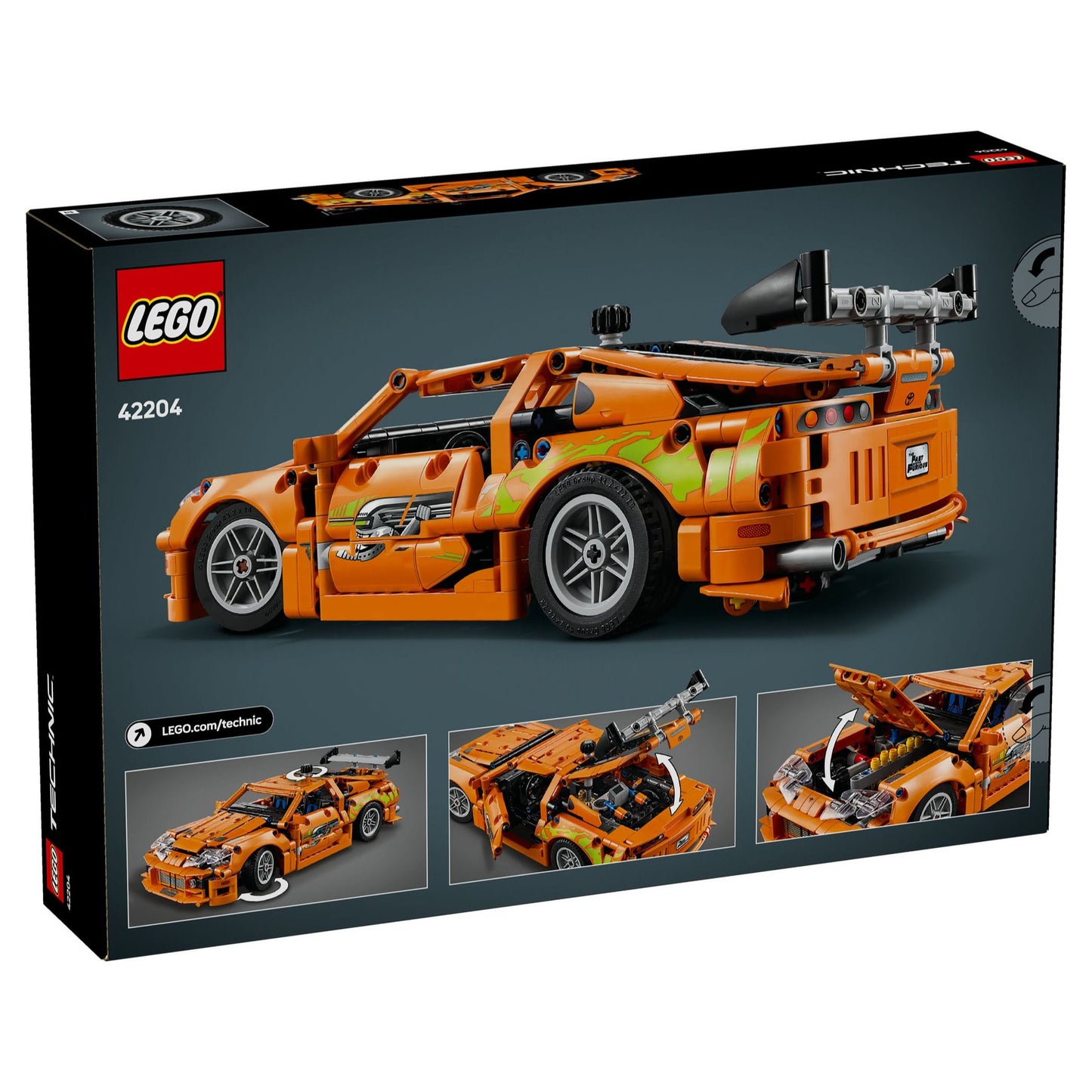 LEGO Technic Fast and Furious Toyota Supra MK4 42204