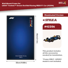 Decorative Wall Mount Frame For LEGO® 42206 Red Bull (LED) - Style A