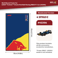 Decorative Wall Mount Frame For LEGO® 42206 Red Bull (LED) - Style C