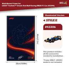 Decorative Wall Mount Frame For LEGO® 42206 Red Bull (LED) - Style E
