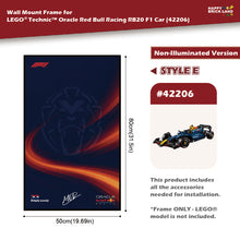 Decorative Wall Mount Frame For LEGO® 42206 Red Bull (without LED) - Style E