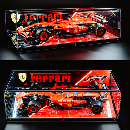 LED Display Case For LEGO® 42207 (Ferrari SF-24 F1 Car)