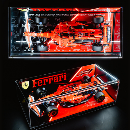 LED Display Case For LEGO® 42207 (Ferrari SF-24 F1 Car)