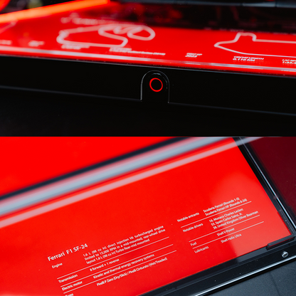 LED Display Case For LEGO® 42207 (Ferrari SF-24 F1 Car)