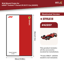 Decorative Wall Mount Frame For LEGO® 42207 Ferrari SP-24 (with LED) -Style B