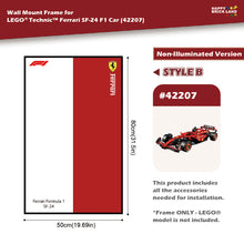 Decorative Wall Mount Frame For LEGO® 42207 Ferrari SP-24 (without LED) -Style B