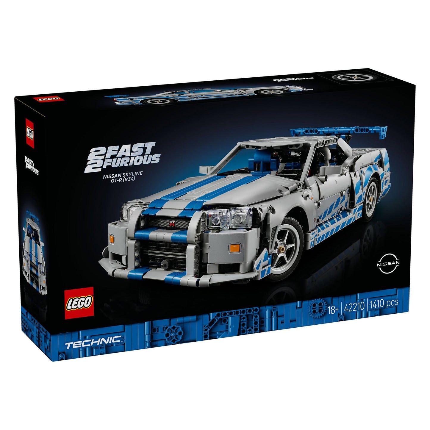 LEGO Technic 2 Fast 2 Furious Nissan Skyline GT-R (R34) 42210