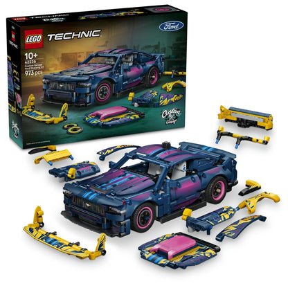 LEGO Technic Custom Garage Ford Mustang GT Car 42236