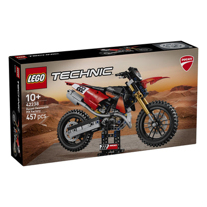 LEGO Technic Ducati Desmo450 MX Factory Motorcycle 42238