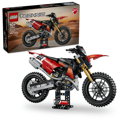 LEGO Technic Ducati Desmo450 MX Factory Motorcycle 42238