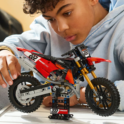 LEGO Technic Ducati Desmo450 MX Factory Motorcycle 42238