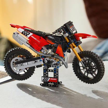 LEGO Technic Ducati Desmo450 MX Factory Motorcycle 42238