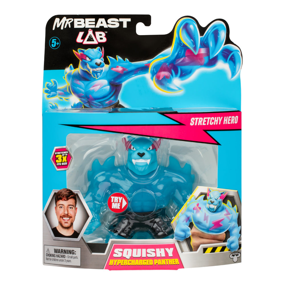 Mr Beast Lab W1 Stretchy Hero Hypercharged Panther Figure