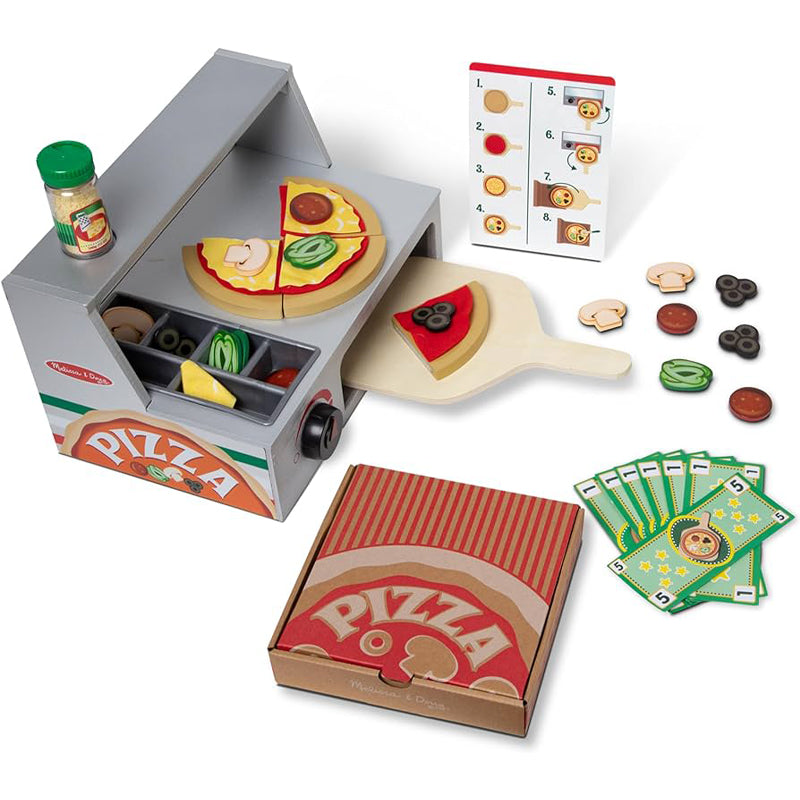 Melissa & Doug Top & Bake Pizza Counter Play Set