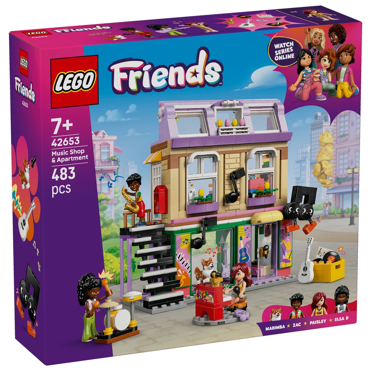 LEGO Friends Music Store & Apartment 42653