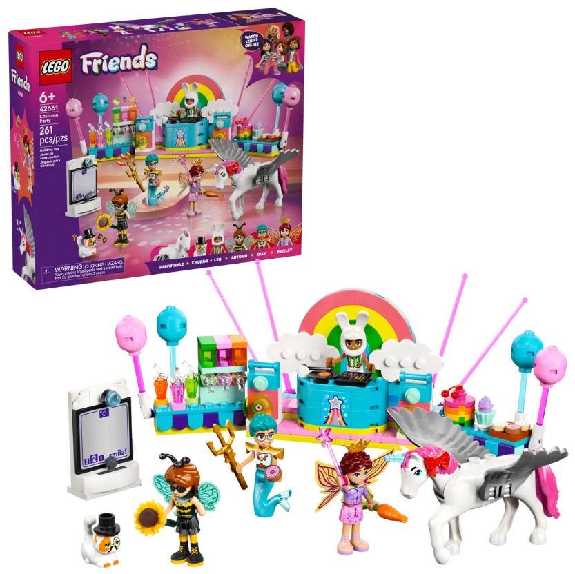 LEGO Friends Costume Party with Unicorn & Fairy 42661