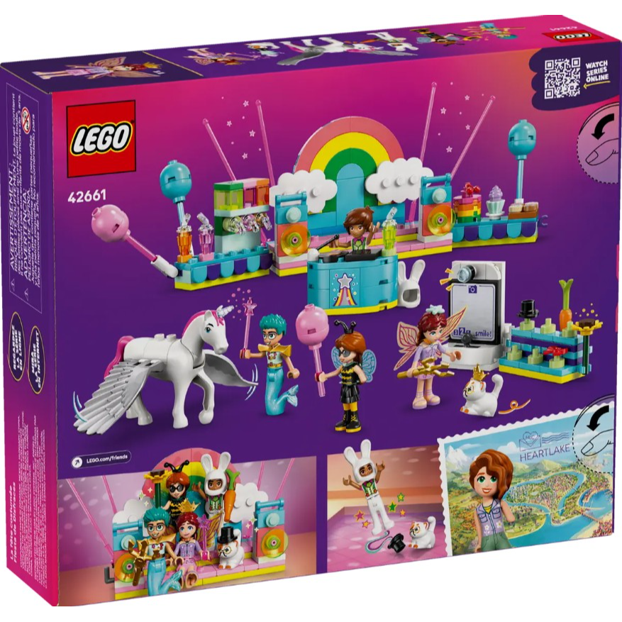 LEGO Friends Costume Party with Unicorn & Fairy 42661