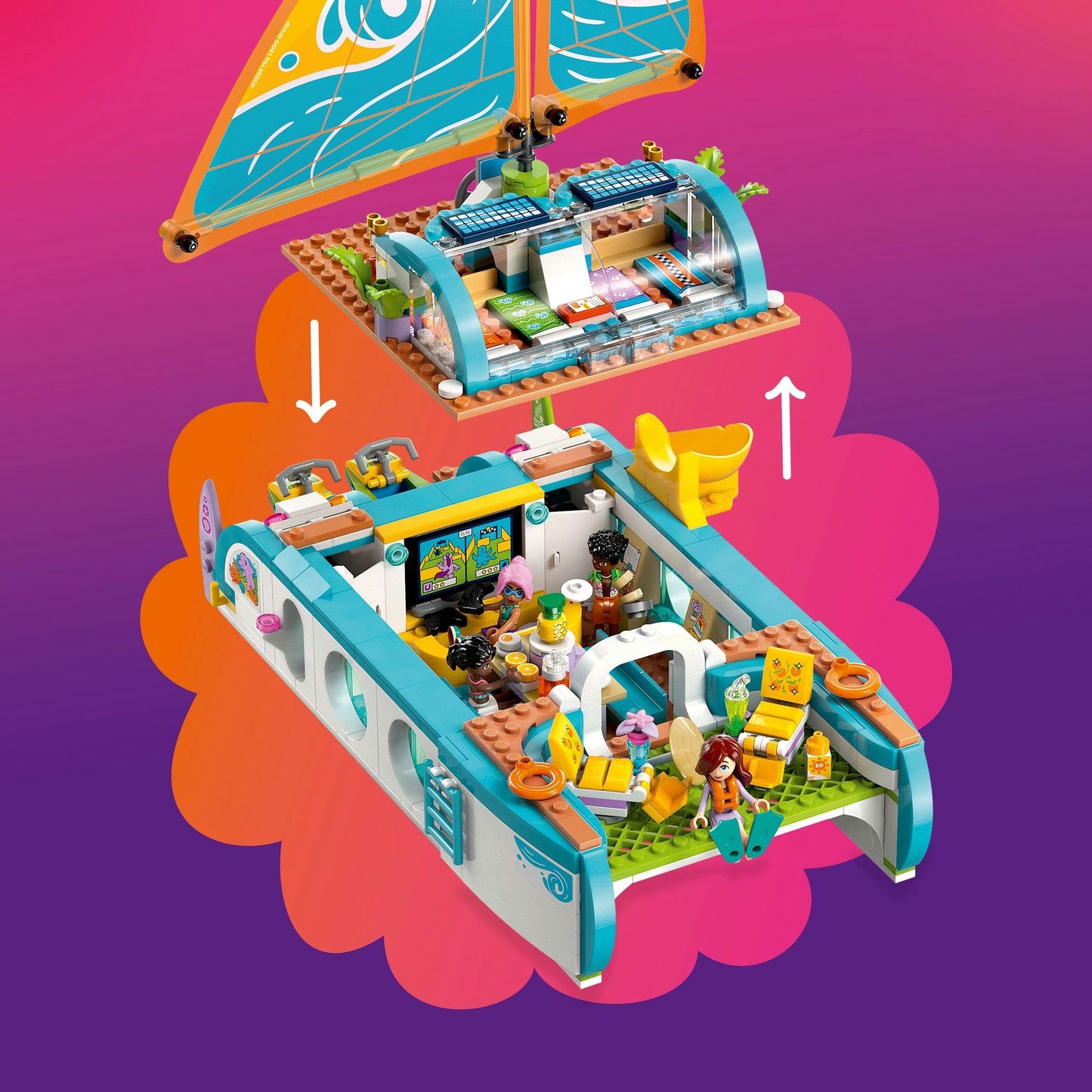 LEGO Friends Travel Boat Adventure 42664