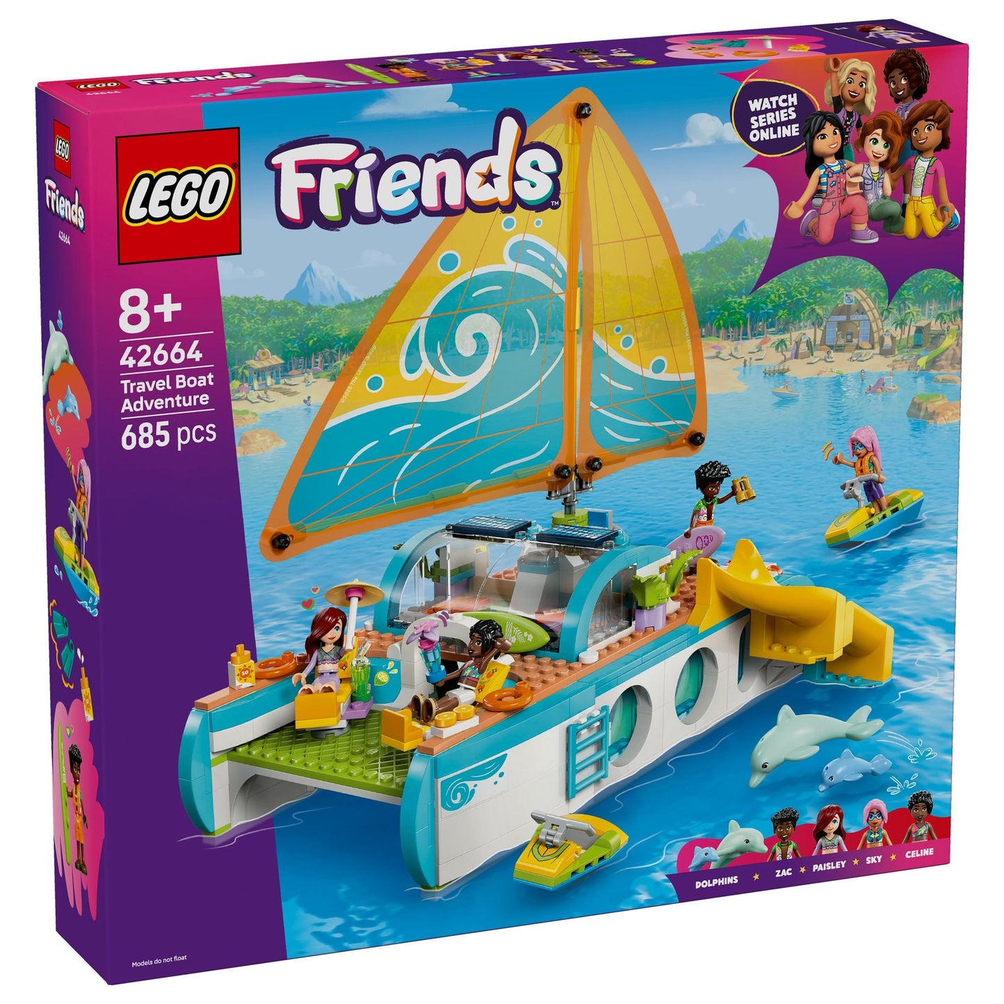 LEGO Friends Travel Boat Adventure 42664