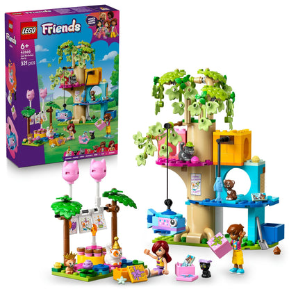 LEGO Friends Cat Birthday Party & Tree House 42666