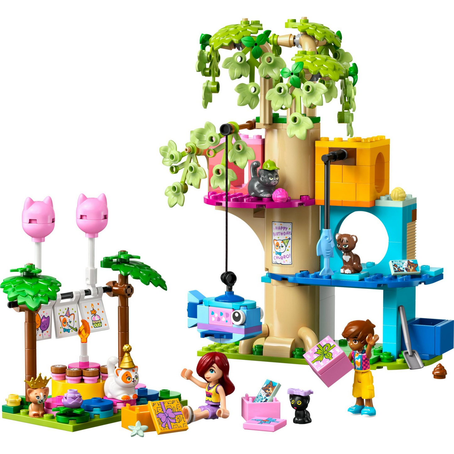 LEGO Friends Cat Birthday Party & Tree House 42666