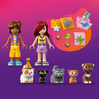 LEGO Friends Cat Birthday Party & Tree House 42666
