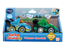 Vtech Toot-Toot Drivers V Racers vehicles 2-Pack Green and Aqua Racers