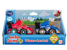 Vtech Toot-Toot Drivers V Racers vehicles 2-Pack Blue and Red Racers