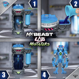 Mr Beast Lab Mutators W1 Mech Mutation Chamber Stealth Panther Figure