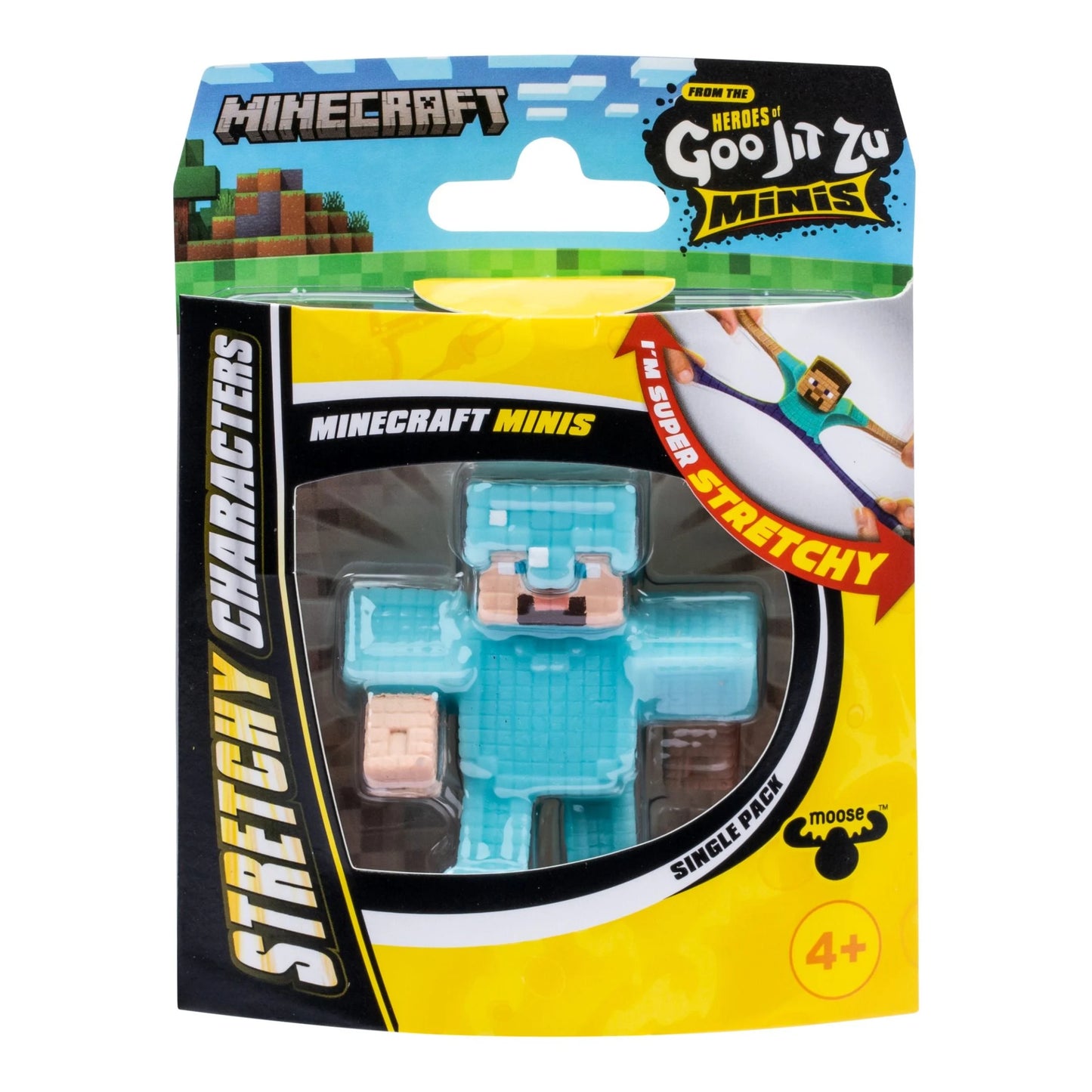 Heroes Of Goo Jit Zu Minecraft S3 Minis Steve in Diamond Armour