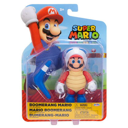 Nintendo Super Mario 4" Figures Boomerang Mario With Boomerang