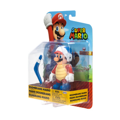 Nintendo Super Mario 4" Figures Boomerang Mario With Boomerang