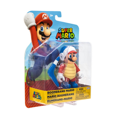 Nintendo Super Mario 4" Figures Boomerang Mario With Boomerang