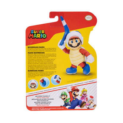 Nintendo Super Mario 4" Figures Boomerang Mario With Boomerang