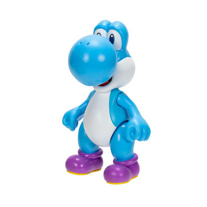 Nintendo Super Mario 4" Figures Yoshi Light Blue With Egg