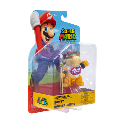 Nintendo Super Mario 4" Figures Bowser Jr. With Paint Brush