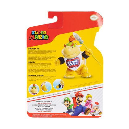 Nintendo Super Mario 4" Figures Bowser Jr. With Paint Brush