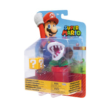Nintendo Super Mario 4" Figures Piranha Plant With ? Block
