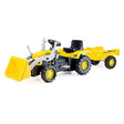 Tonka Kids Ride On Pedal Digger Excavator with Trailer