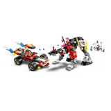 LEGO Dreamzzz Cooper's Tiger Mech & Zero's Hot Rod Car 71497