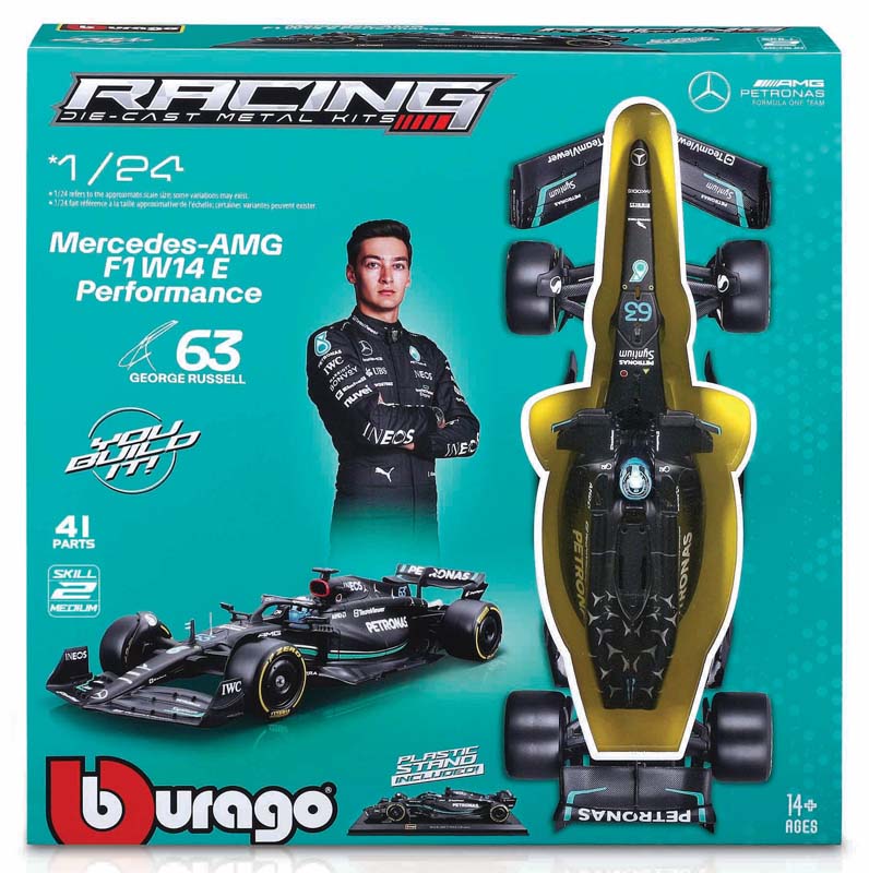 Bburago 2023 Mercedes AMG W14 #63 Russell