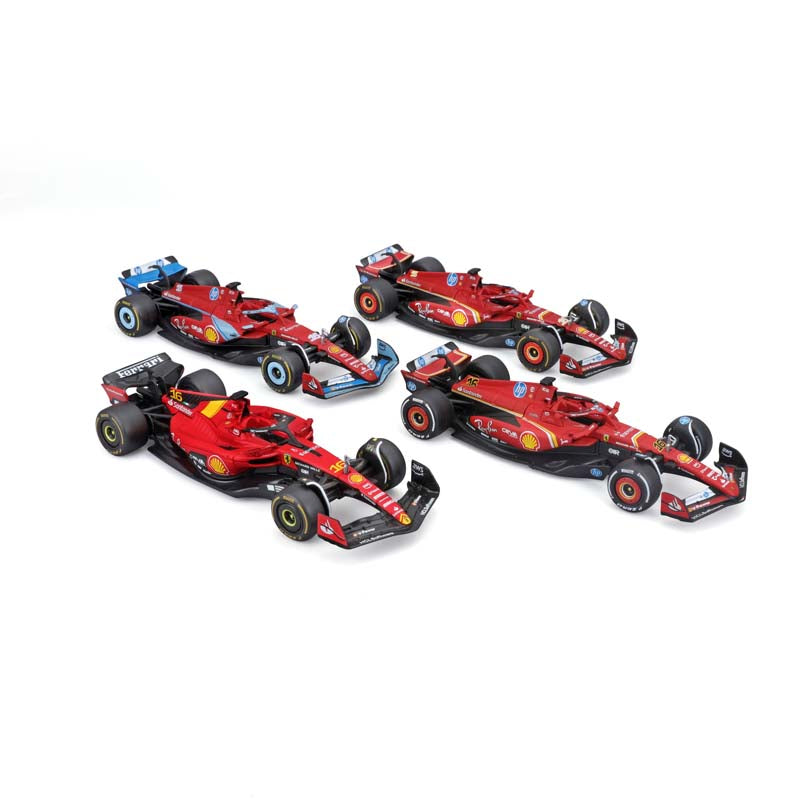 Bburago 1:43 4pc Ferrari Gift Pack #16 Leclerc