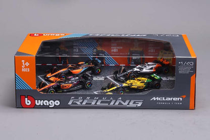Bburago 1:43 4pc McLaren Gift Pack #4 Norris